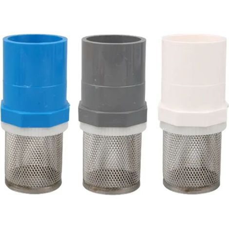 Filtre en PVC avec un diamètre intérieur de 20/25/32/40/50 mm pour l'entrée de la pompe d'irrigation de jardin, accessoires d'aquarium, 1 unité (20 mm) (1/5)