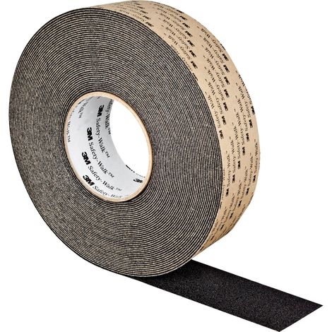 3M Nastro Antiscivolo Safety-Walk Resilient Medio 370 Grigio, 25 mm X 18.3 m, Confezione da 1