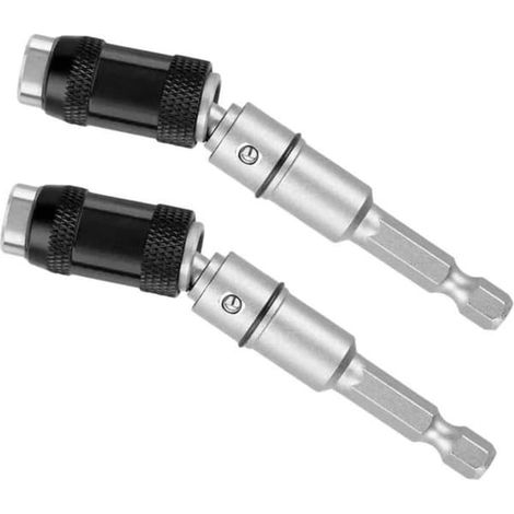 Porte-embout magnétique pour tournevis, adaptateur de tournevis à angle droit 20°, embouts de tournevis 187 (1/4)