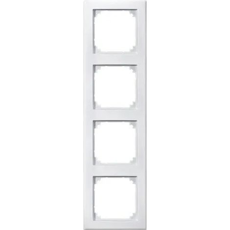 Marco de interruptor Merten 462419 empotrable blanco 34,39 cm
