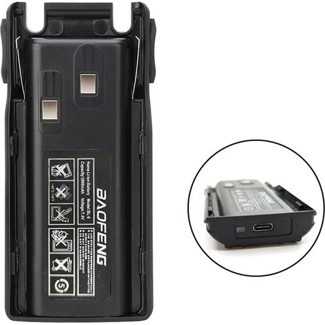 Batería para Baofeng UV-82 1800mAh con USB C (1/5)