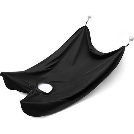 Grembiule da barba, bavaglino da barba, raccogli peli da barba con ventose, regali per la cura della barba antiaderenti per uomo, bavaglino da barba da uomo con ventose (1/5)