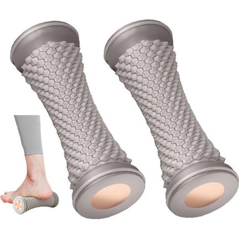 Rodillo de masaje para pies, reflexología podal, rodillo para fascitis plantar, pelota miofascial, pelota para puntos gatillo (1/5)