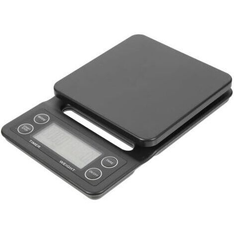 Balance Électronique de Cuisine avec Minuteur et Compteur pour Peser Précisément Ingrédients et Café Capacité(5kg/0.1G) (1/5)