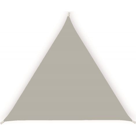 Tenda a vela parasole, ombreggiante, in poliestere impermeabile 5x5x5mt cenereFredi