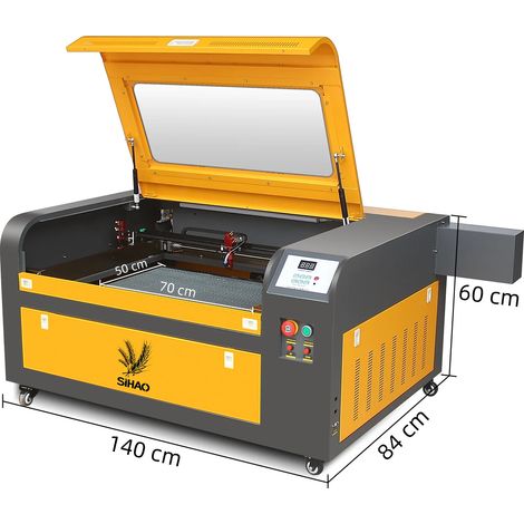 Nuova macchina per incisione laser CO2 da 80W SIHAO Strumento per incisione laser 700x500mm (1/5)