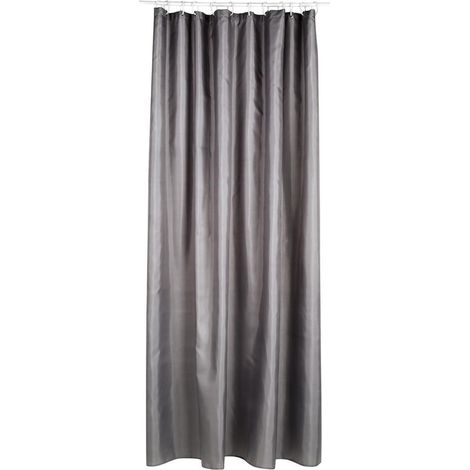 Rideau de Douche "Polyester" 180x200cm Gris (1/5)