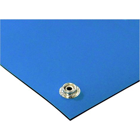 Antistat 082-0028F2 Tappeto ESD, Blu (L x L x A) 900 x 600 x 2 mm