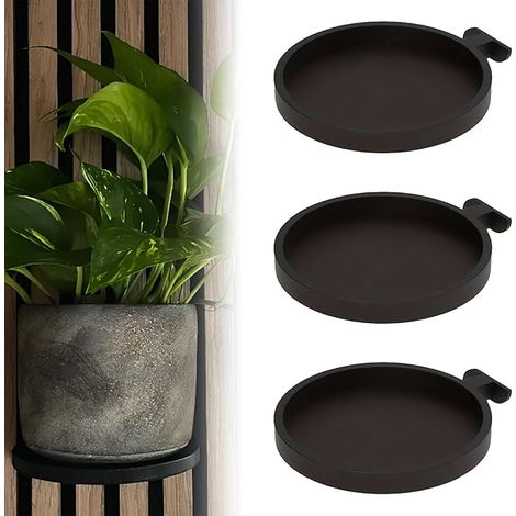 Etagere pour Panneau Acoustique, Etagere pour Panneau Tasseau Bois, Panneaux Acoustiques, Noir, Fleurs Et Accessoires Décoratifs (1/5)