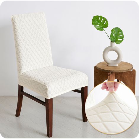 Housses de chaise imperméables avec coussins amovibles et lavables en machine,adaptées à un usage domestique,dans la cuisine et à l'hôtel (lot de 2) (1/5)