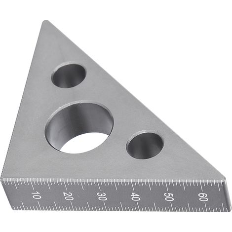 45°/90° Vierkant aus Aluminiumlegierung, mattiertes rechtwinkliges Holzbearbeitungswerkzeug (1/5)
