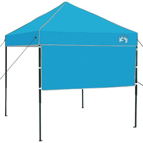 Tente à abri Bleu 194 x 194 x 251 cm tissu (1/5)