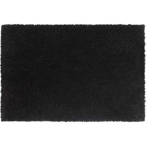 Maison Exclusive - Zerbini 5 pz Neri 40x60 cm in Fibra di Cocco