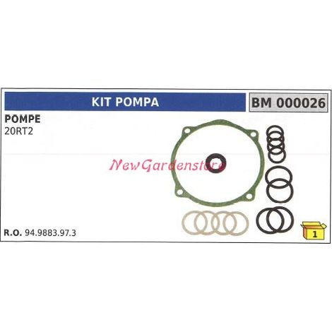 Kit guarnizione UNIVERSALE pompa Bertolini 20RT2 000026