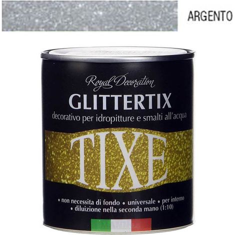 Glitter gel - Tixe Glittertix Argento - 75 ml (1/4)