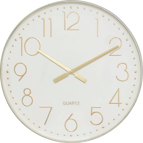 Reloj Laure lino D50,8cm - Atmosphera créateur d'intérieur (1/3)