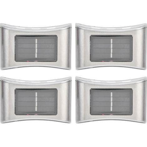 de 4 lampes solaires murales LED sources de lumière (1/5)