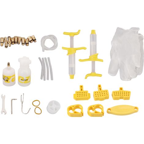 Kit de lubrification pour freins à disque, en plastique durable, facile à utiliser, emballage en boîte, niveau d'huile stable, convient à la réparation et à la lubrification des vélos. (1/5)