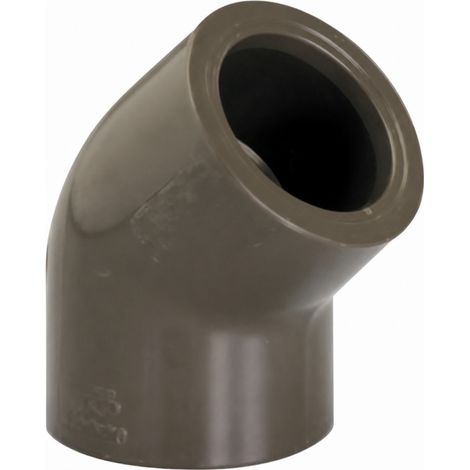 Gomito 45° PVC HTA -caldo- femmina/femmina D.50