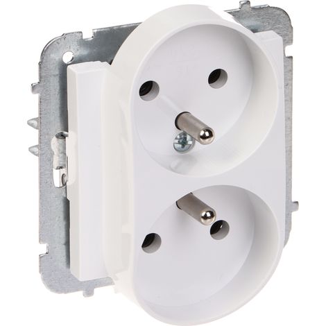 PRESA DOPPIA SANTRA/4143-10/EPN 230V 16A Elektro-Plast