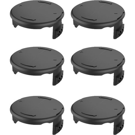 Couvercle de bobine pour débroussailleuse (lot de 6) - capuchon de bobine ABS, compatible avec Bosch F016800569 F016800385, remplacement direct pour F016F04557 (1/5)