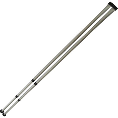 Telescopic Rear Upright Awning Pole Set (Caravan Replacement Adjustable Canopy Extendable Aluminium) (1/5)