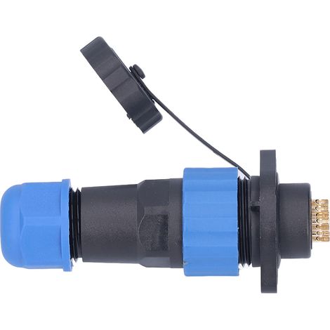Connecteur d'alimentation étanche IP68, bride mâle/femelle, pour l'aviation, 250 V CA, 5 A, SP2012 broches (1/5)