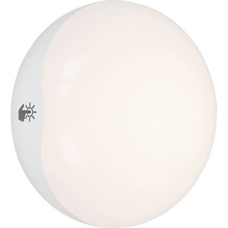 LED Wandleuchte, Ø 8 cm, 0,4 W, Weiß, Briloner Leuchten