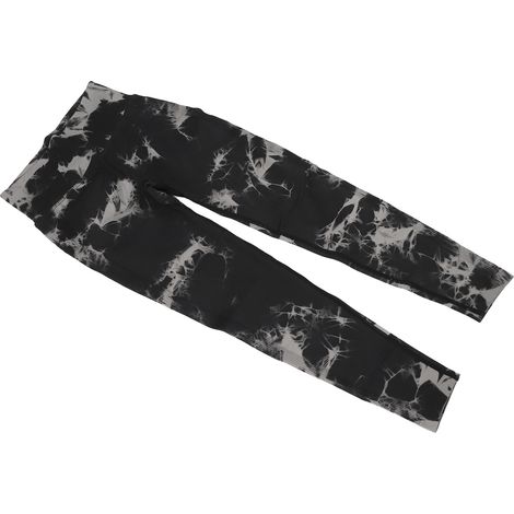 Leggings Femme Noir Haute Taille Yoga Confortable Fitness Élastique (1/5)