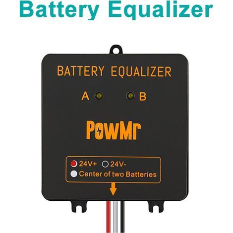 24V Gel Battery Equalizer Voltage Balancer for Series Lead-Acid Systems - Parallel Connected Charge Controller (1/5)