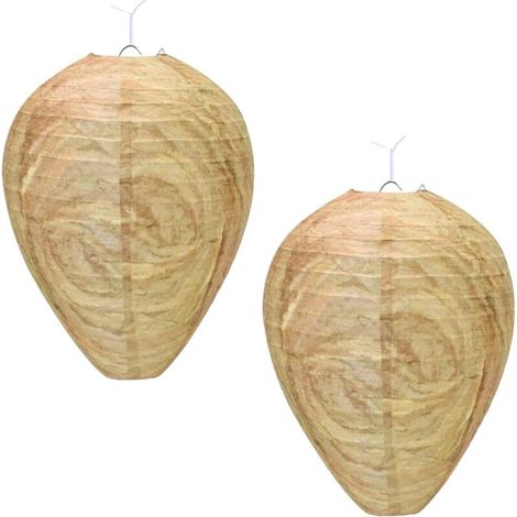 Piège décoratif suspendu pour guêpes et frelons, parfait pour terrasse et jardin (1/5)