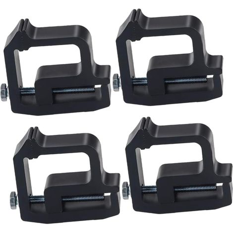 4 Pinces De Fixation Pour Capot De Camion Pinces Pour Cellule De Camping-Car Et Porte-Échelle Accessoire Camping Car Extérieur Installation Facile Fixation Stable (1/5)