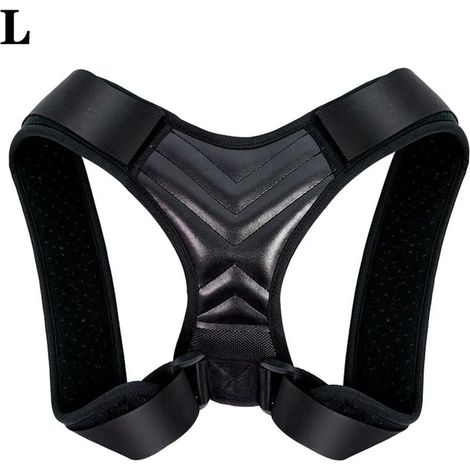 Correcteur de posture pour femmes, soutien lombaire, correction du dos avec bretelles, taille L (1/5)