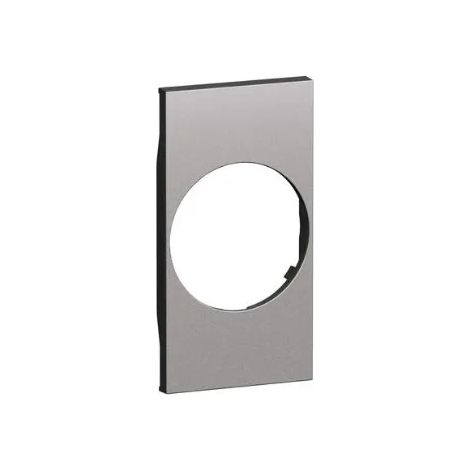 Bticino cover presa fr/ger torcia 2m Steel LIVING NOW KS04