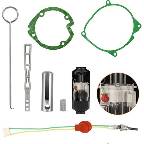 Glühkerzen-Reparatursatz, 12V 5kW 8kW Diesel-Standheizung Glühkerzen-Zündset mit Filter, Keramikheizungs-Reparaturteile (1/5)