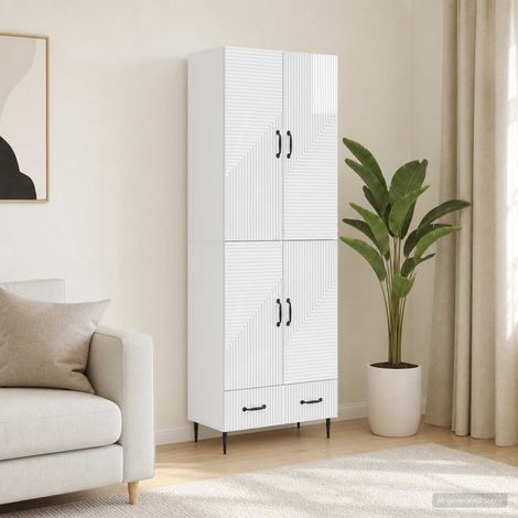 vidaXL Cabinet Set 2 pcs Engineered Wood (1/5)