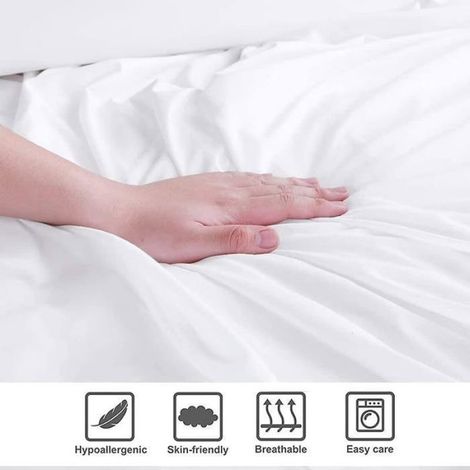 Parure de lit PSG 3 pièces 200x200 cm – Housse de couette double adulte – Design Paris Saint-Germain Football (1/4)