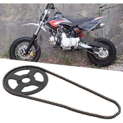 25H chain, 144-link sprocket, 2-stroke drive shaft for electric mini-bikes, pocket bikes, quads, accessory (1/5)
