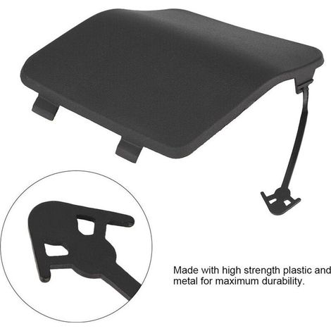 Crochet de remorquage avant de pare-chocs pour Nissan NV400 et Renault Master 2010 et suivants - Cache d'œillet inclus (1/5)