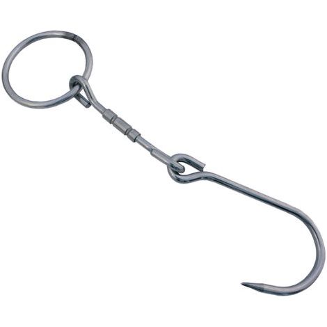 GANCIO SNODATO CON ANELLO mm. 260x7