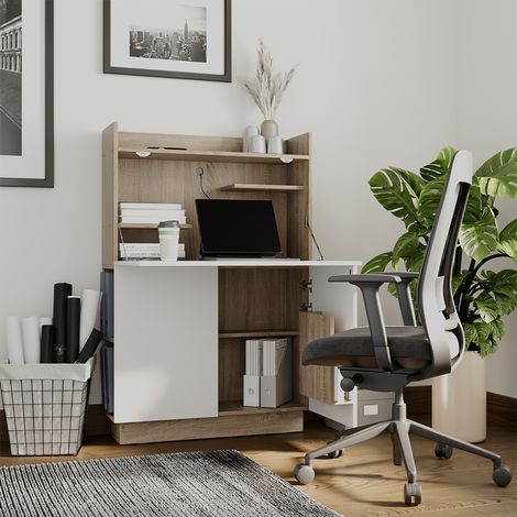 Escritorio secretario Alena, Sonoma, 85 x 27 cm, Vicco
