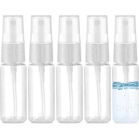 Flacon Pulvérisateur Vide - 20 ml - Rechargeable - Pour Parfum Huile Essentielle Eau Alcool - Lot de 5