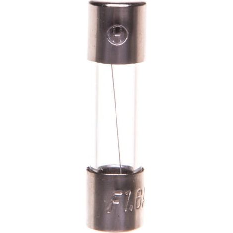 Geräteeinsatz 5x20mm 1,6A F /schnell/ 250V 006710019 /10 Stück/