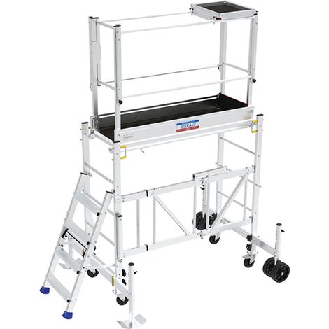 Echafaudage - Hauteur max. de travail 3,50m - Tablette porte-outils - Longueur plateau 1,00m - EIR4TH-TPO-EIR