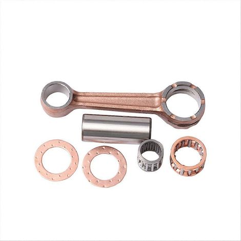 Bielle et vilebrequin complet pour moteur de moto DT125, kit de rechange performance, pièce mécanique robuste en acier, compatible Yamaha, assemblage précis, longue durée, pour réparation ou restaurat (1/5)