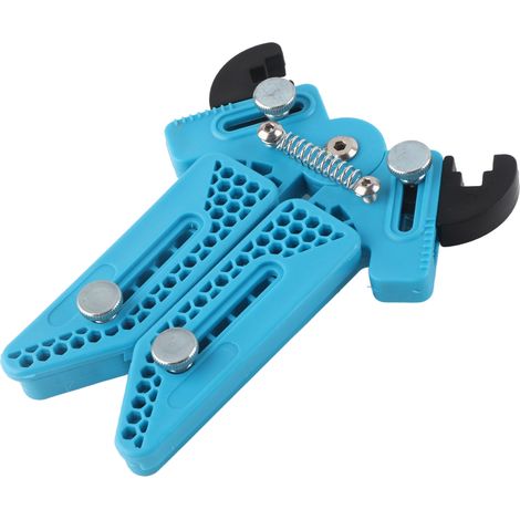 Support d'arc à poulie ajustable, stabilisateur antidérapant pour cible avec béquille intégrée bleue (1/5)