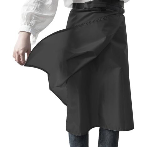 Jupe imperméable, jupe légère et fine de cyclisme, idéale pour le camping et la randonnée - Noir-KK1- (1/5)