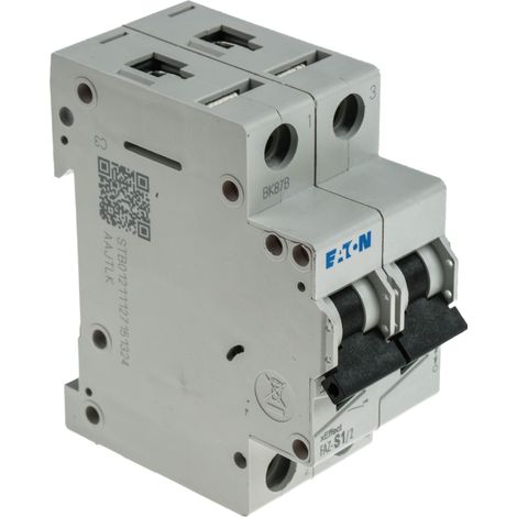 Disjoncteur FAZ 2P 1A 10kA (IEC/EN 60947 2) cbe S 000278805 EATON FAZ S1/2
