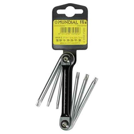 Set Chiavi Torx Mundial Tx 10,15,20,25,27,30 (1/2)
