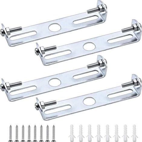 Lntyq 4 Pièces Support de Fixation Plafonnier - Plaque de Suspension 105mm pour Plafonnier de Bureau à Domicile